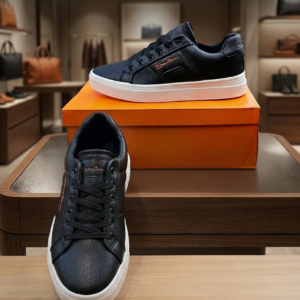 Monochrome Luxe Street Sneakers