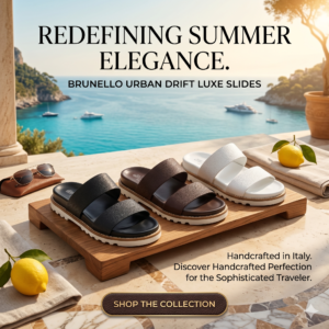 Brunello Urban Drift Luxe Slides