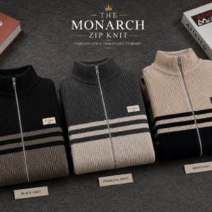 The Monarch Zip Knit