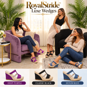 RoyalStride™ Luxe Wedges